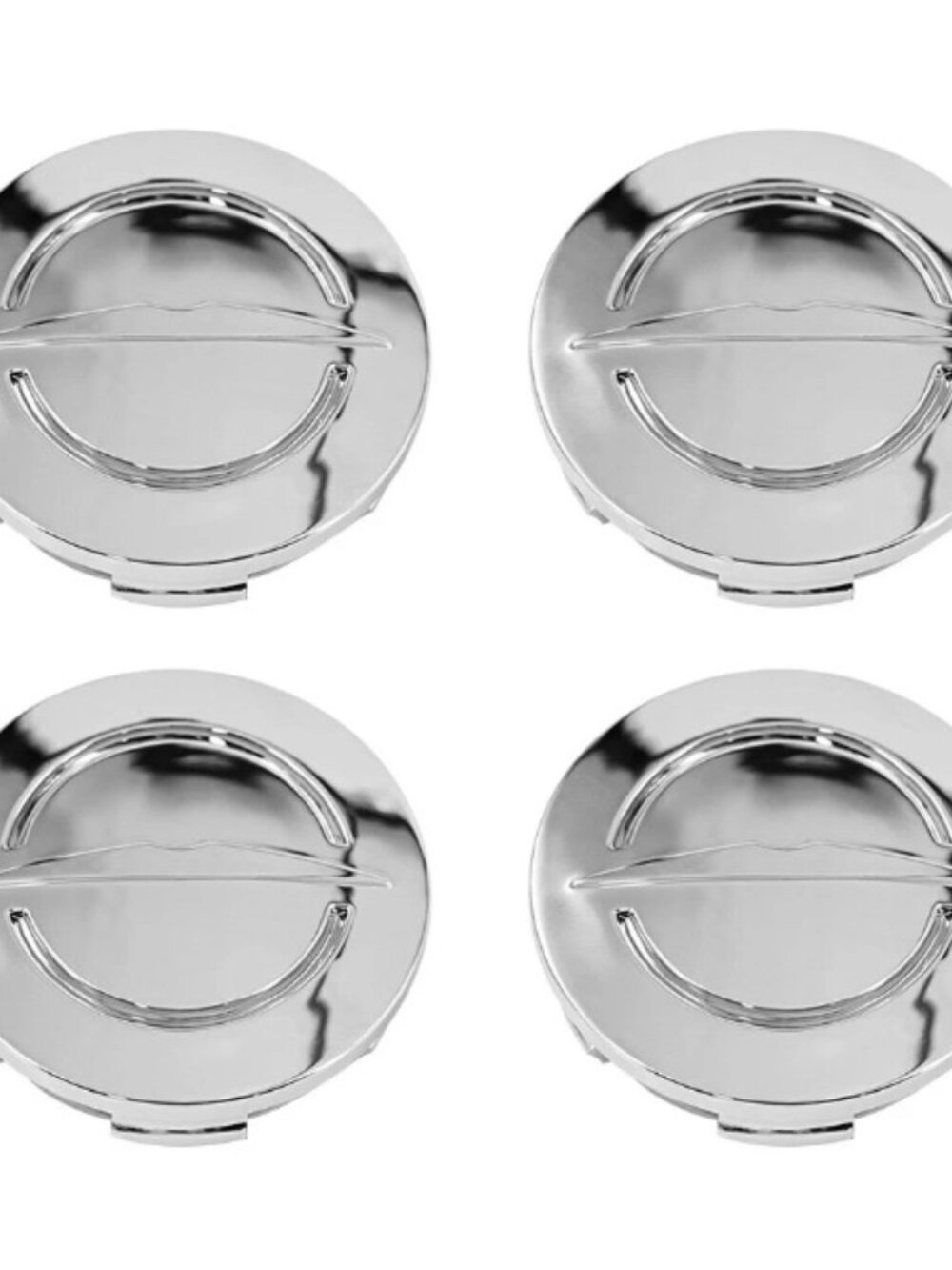 4 Hyper Silver OEM Chrysler 300 Pacifica Wheel Center Caps 1LB74TRMAB